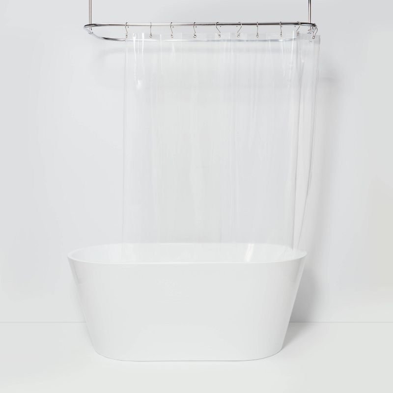 PEVA Medium Weight Shower Liner Clear - Made By Design™, 1 of 6