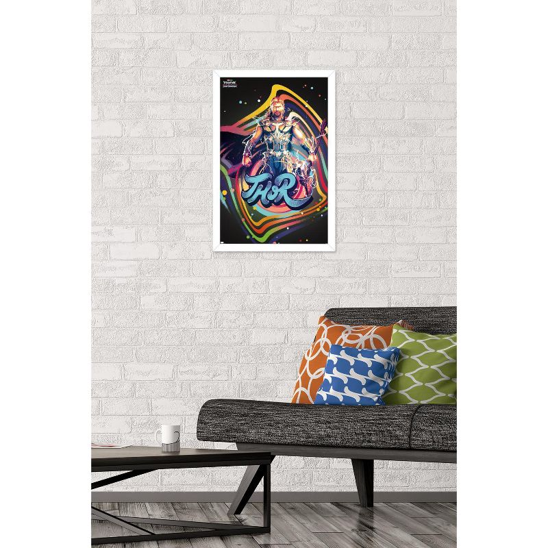 Trends International Marvel Thor: Love and Thunder - Squares Framed Wall Poster Prints, 2 of 7