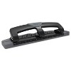 Swingline 12-Sheet SmartTouch Three-Hole Punch, 9/32" Holes, Black/Gray - 3 of 4