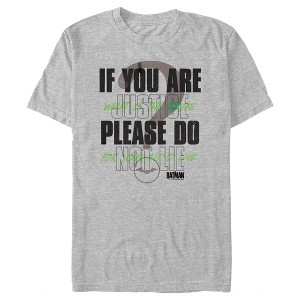 Men's The Batman If You Are Justice Do Not Lie T-Shirt - 1 of 4