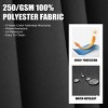 Crestlive Products 10'x 13' Patio cantilever Umbrella with Base Set High-strength Aluminum Pole with 360°Rotation 5 Heights Adjustable - 4 of 4