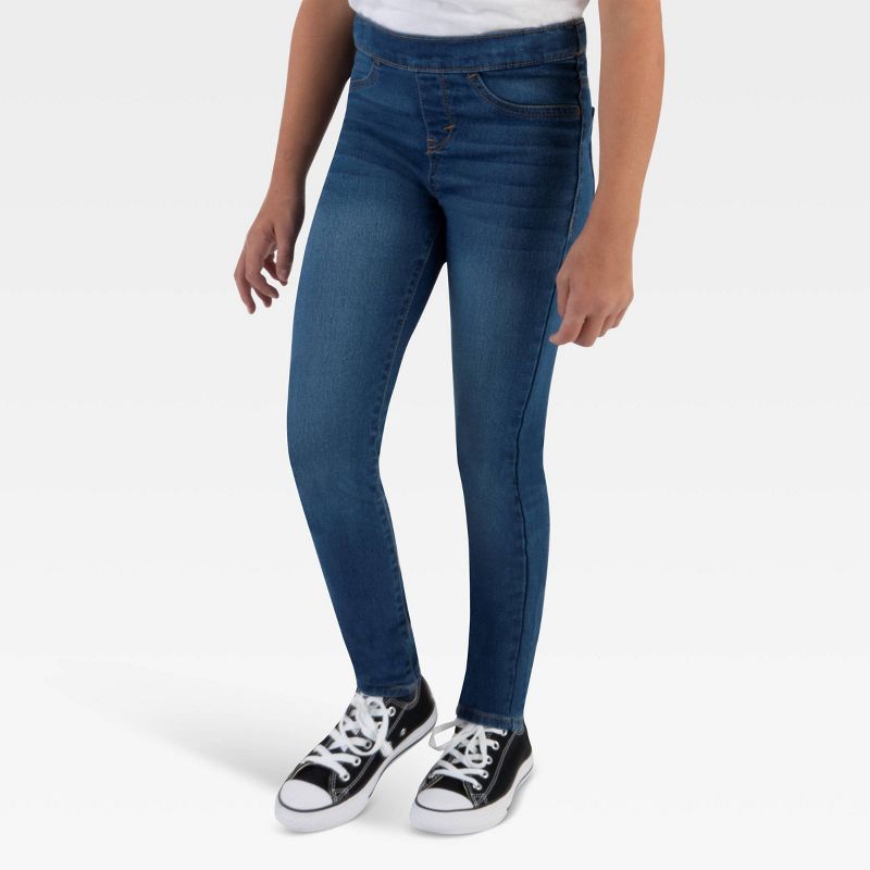 Levi's® Girls' Pull-On Mid-Rise Jeggings, 4 of 11