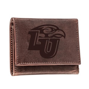 Evergreen NCAA Liberty Flames Brown Leather Trifold Wallet Officially Licensed with Gift Box - 1 of 1