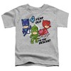 Toddler Boys' Pj Masks 4 Year Old To the Rescue Birthday T-Shirt - 2 of 4