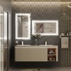 Keonjinn LED Front Light Bathroom Vanity Wall Mirror, 3 Color Temperatures, Anti-fog - 2 of 4