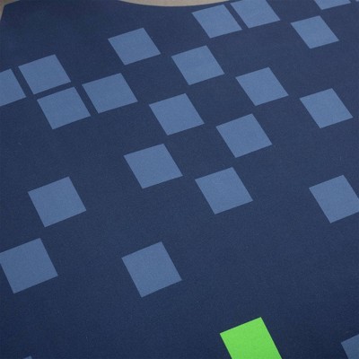 Navy Reversible Twin Microfiber Kids' Comforter Set