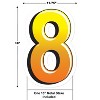 Beistle Plastic  8  Yard Sign, 18", (1/Pkg) Multicolored - 2 of 2