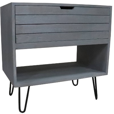 Josette End Table Gray - East At Main