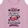 Women's - Instant Message - Farm Fresh Strawberries Picked Daily Graphic Racerback Tank - 2 of 4