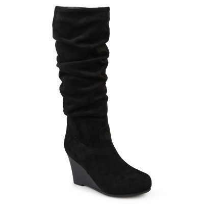 Journee Collection Womens Haze Wedge Knee High Boots