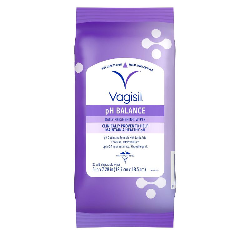 Vagisil pH Feminine Wipes - 20ct, 1 of 5