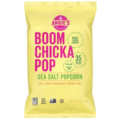 Angie's Boomchickapop Sea Salt Popcorn - 4.8oz