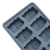 Unique Bargains Ice Tray 8-Cavity Cow Ice Mould with Lid Irregular Hand Wash Only Silicone 6.30"x4.33"x1.18" 1 Pc - 3 of 3