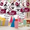Big Dot of Happiness Maroon Graduation Class of 2025 Decorations Hanging Swirls - Set of 40 - 2 of 4