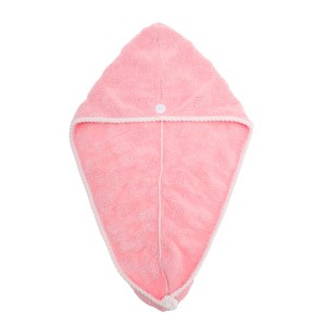 Unique Bargains Water-absorbent Hair Towel Wrap 1 Pc - 1 of 4