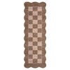 2x6FT Modern Washable Area Rug for Living Room, Foldable Floor Rug with Non Slip Backing, Low Pile Stain Resistant Indoor Carpet for Dorm, Beige - 3 of 4