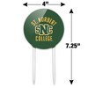 St. Norbert College Green Knights Logo Acrylic Cake Topper Party Decoration for Wedding Anniversary Birthday Graduation - 2 of 4