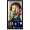 PosterPalooza | Classic Modern Black Picture Frame - UV Acrylic, Foam Board Backing, Hanging Hardware - 2 of 4