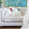 TopComfy Support Pillow Let It Snow Christmas Throw Pillow for Holiday Decorating, Red, 17"*17"*10" - 2 of 4