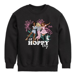 Boys' - Barbie - Easter Graphic Long Sleeve Fleece Sweatshirt - 1 of 3