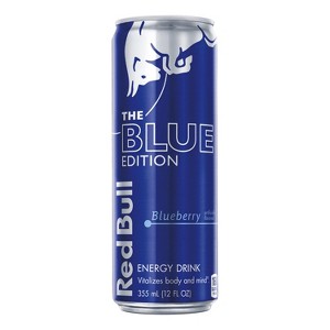 Red Bull Blue Edition Blueberry Energy Drink - 12 fl oz Can - 1 of 4