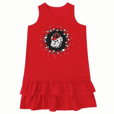 NCAA Georgia Bulldogs Girls' Infant Ruffle Dress