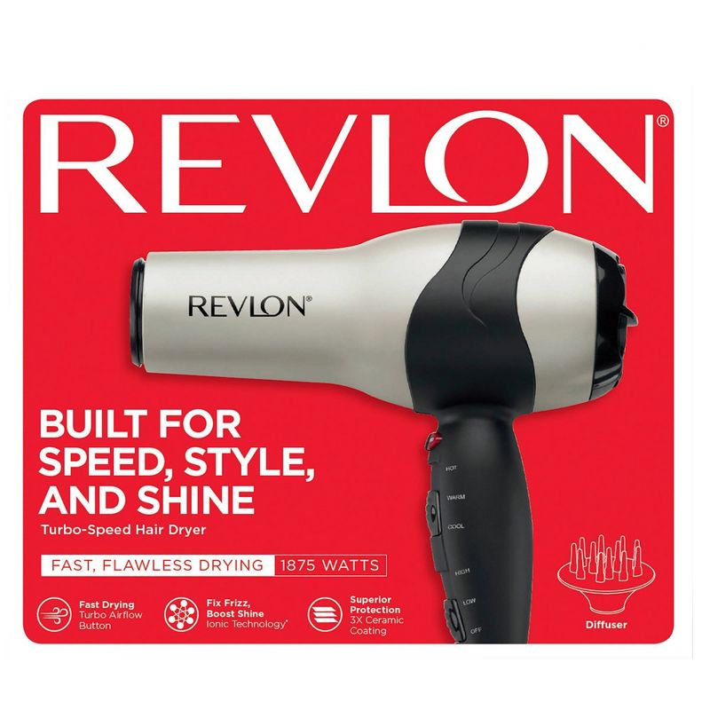 Revlon Perfect Heat Volumizing Turbo Hair Dryer - 1875 Watt, 5 of 8