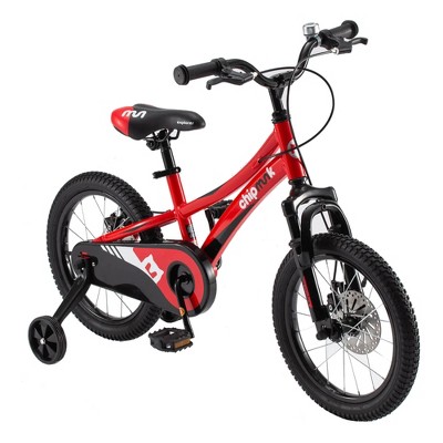 RoyalBaby Chipmunk Explorer Kids Bike with Dual Disc Brake, Training Wheels, Kickstand, Bell, & Tool Kit for Boys and Girls Ages 4 to 8