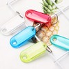 Unique Bargains Tough Plastic Label Window Double Sided Key Tags Blue Green Red Clear Yellow 50 Pcs - image 2 of 4