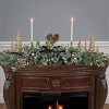 HGTV 5' Swiss Chic Decorated Christmas Artificial Swag: Faux Floral, Indoor Universal Placement - 3 of 3