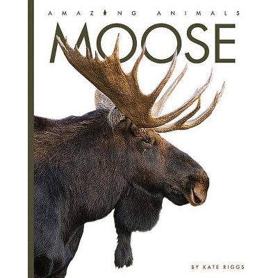 Moose - (Amazing Animals) by  Kate Riggs (Paperback)