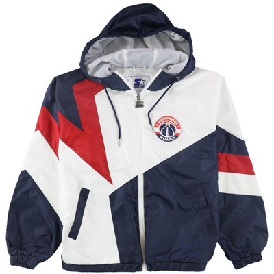 STARTER Womens Washington Wizards Windbreaker Jacket