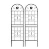 Vynxaria Metal Garden Trellis, 2 Pack Metal Trellis for Climbing Plants, Indoor/Outdoor Plant Trellis for Potted Plants, House Plants - 3 of 4