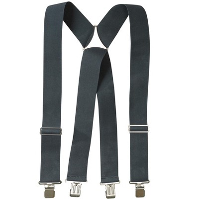 KingSize Men's Heavy Duty Suspenders - 2XL, Charcoal