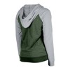 MLB Oakland Athletics Women's Lightweight Bi-Blend Hooded Sweatshirt - 4 of 4