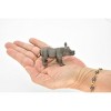 Collectible Wildlife Gifts | Rhino Toy, Baby, Rhinoceros, Animal, Africa,  Realistic Rubber Figure, Model, Animal, Hand Painted  3"   CH090 BB84 - 3 of 4