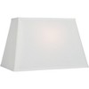Springcrest Set of 2 Rectangular Lamp Shades White Large 14" Wide x 6" Deep at Top 18" Wide x 12" Deep at Bottom 12" High Spider Harp Finial - 3 of 4