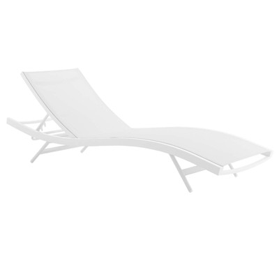Modway Glimpse Outdoor Patio Mesh Chaise Lounge Chair
