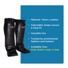Amber Fight Gear Ultimate MMA Shin & Instep Protector, Durable Nylon with Reinforced Leather Face, Adjustable Straps for Comfortable Fit, Small - 3 of 4