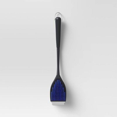 Long Handled Nylon Grill Cleaning Brush - Black - Room Essentials&#8482;