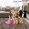 TROPOWLarge Area Rugs Washable Modern Foldable Thin Indoor Non Slip Low Pile Carpet Plain Pattern Print Mat for Bedroom, Bedside, Kids Room - 4 of 4