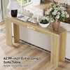 CIPACHO 62.99" Extra-Long Oak Console Table - Farmhouse Sofa Entryway Table for Narrow Spaces (Living Room/Hallway/Foyer) - 4 of 4