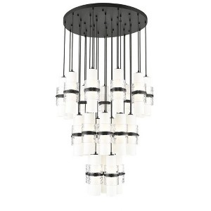 Cayden 27-Light Modern Chandelier - 36" Round, Dimmable, Damp Rated, Steel Construction - 1 of 4
