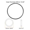 Unique Bargains Rubber Universal Sewing Machine Motor Stretch Belt Seal Repair Parts 5 Pcs - 2 of 4