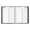 Two-Person Group Daily Appointment Book, 11 x 8, Black Cover, 12-Month (Jan to Dec): 2025 - 3 of 4