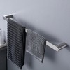 Gulches Modern 4-Piece Brushed Nickel Bathroom Hardware Set - SUS304 Stainless Steel, Wall Mounted Accessories - 3 of 4