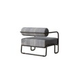 Iron Sofa Chair Lazy Individual Chair Balcony Leisure Chair for Living Room - 3 of 4