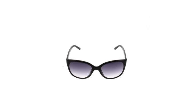 Women&#39;s Glossy Plastic Cateye Sunglasses - Universal Thread&#8482; Black, 2 of 4, play video
