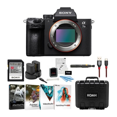 Sony a7 III Full Frame Mirrorless Interchangeable Lens Camera Essentials Kit
