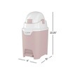 Foundations Mini Hands-Free Diaper Pail - Durable & Odorless Diaper Disposal, Holds up to 30 Newborn Diapers, Refill with Any Bags - 2 of 4
